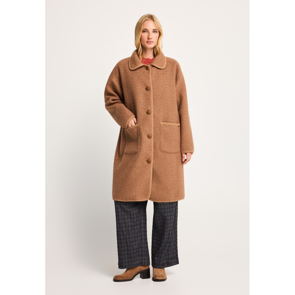 FUNKY BUDDHA  FBL014-124-01-CAMEL Καφέ