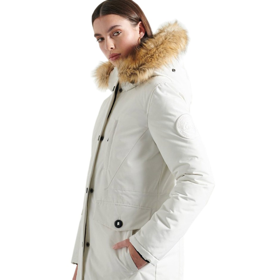 SUPERDRY EVEREST PARKA W5010325A-39E Ecru