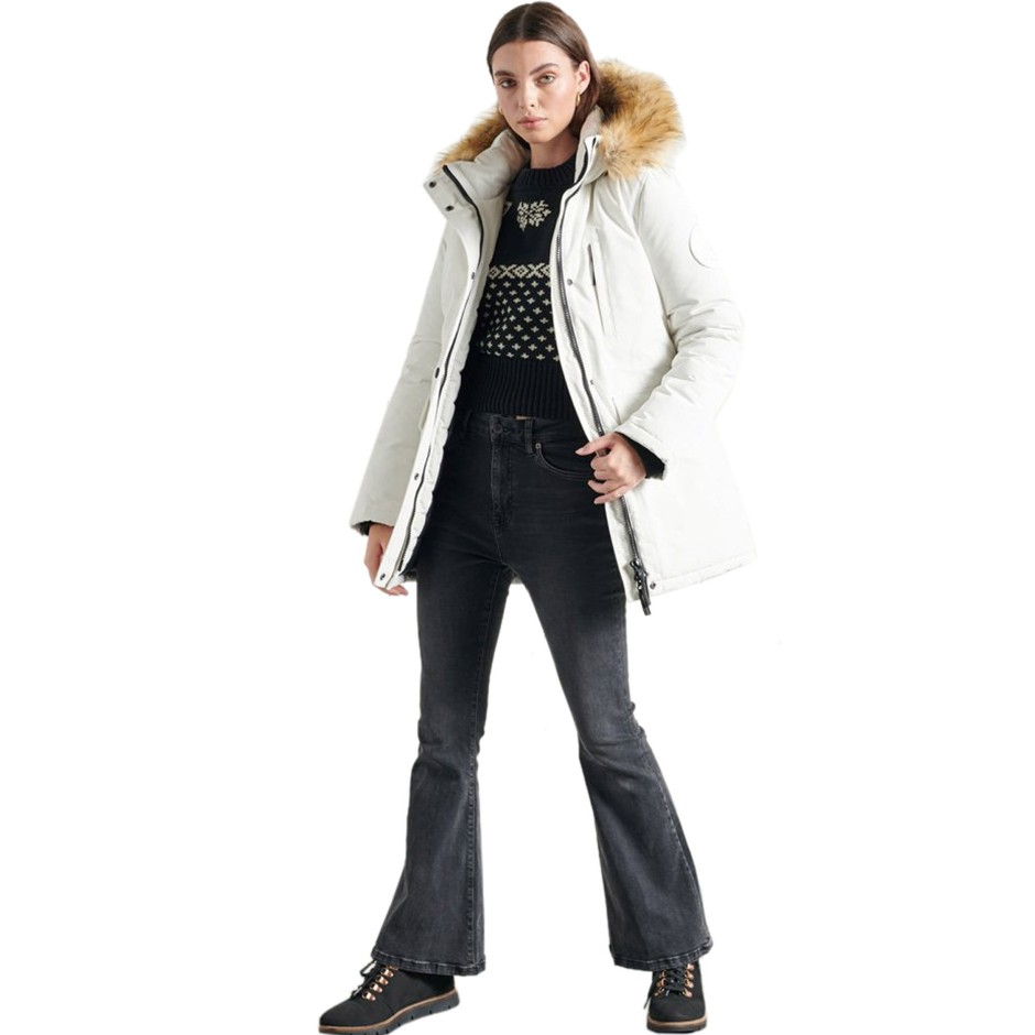 SUPERDRY EVEREST PARKA W5010325A-39E Ecru