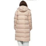 SUPERDRY HOODED LONGLINE PUFFER JACKET WS311731A-7MO Grey Image 0