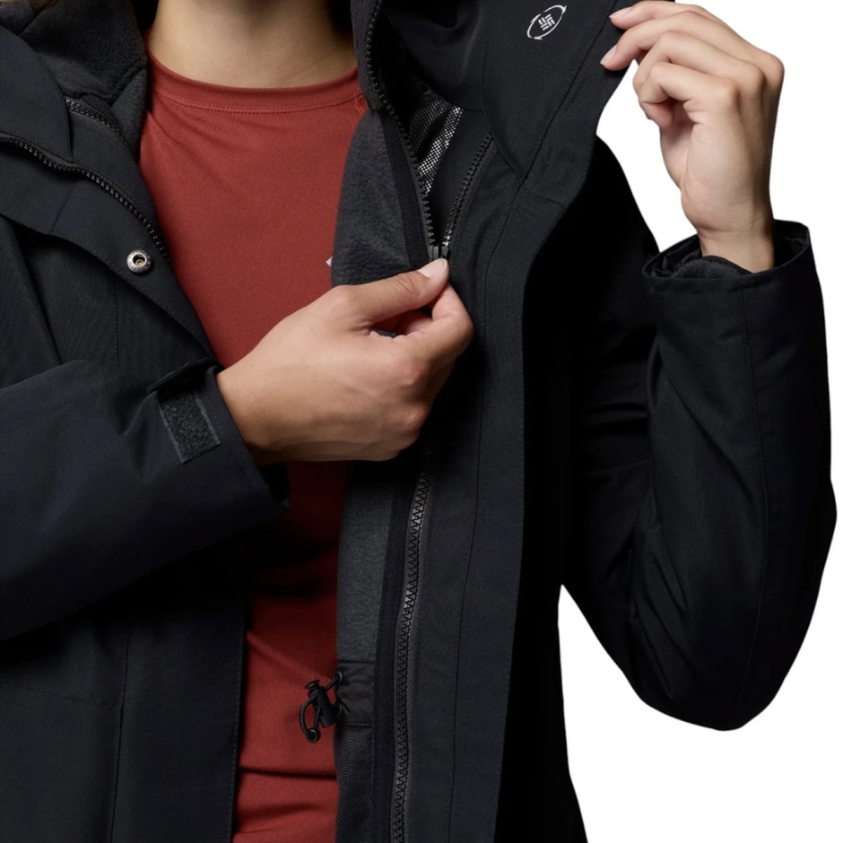 Γυναικείο Μπουφάν Μαύρο - Columbia Bugaboo IV Fleece Interchange