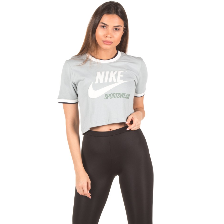 NIKE W NSW TOP CROP RIB ARCHIVE AA1184-019 Siel