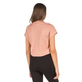 NIKE W NSW SWSH TOP CROP SS AR3064-605 ΡΟΖ Εικόνα 0