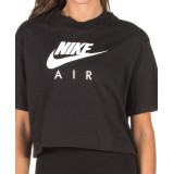 NIKE W NSW AIR TOP SS BV4777-010 Μαύρο