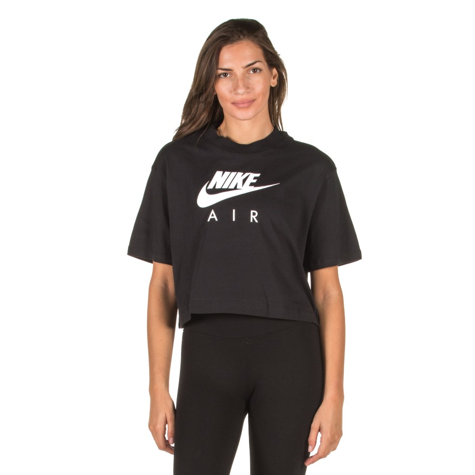 NIKE W NSW AIR TOP SS BV4777-010 Μαύρο