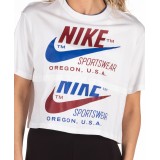 NIKE SPORTSWEAR ICON CLASH WOMEN'S SHORT-SLEEVE TOP CJ2040-100 Λευκό Εικόνα 1