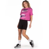 NIKE SPORTSWEAR ICON CLASH WOMEN'S SHORT-SLEEVE TOP CJ2040-691 Φούξια Εικόνα 2
