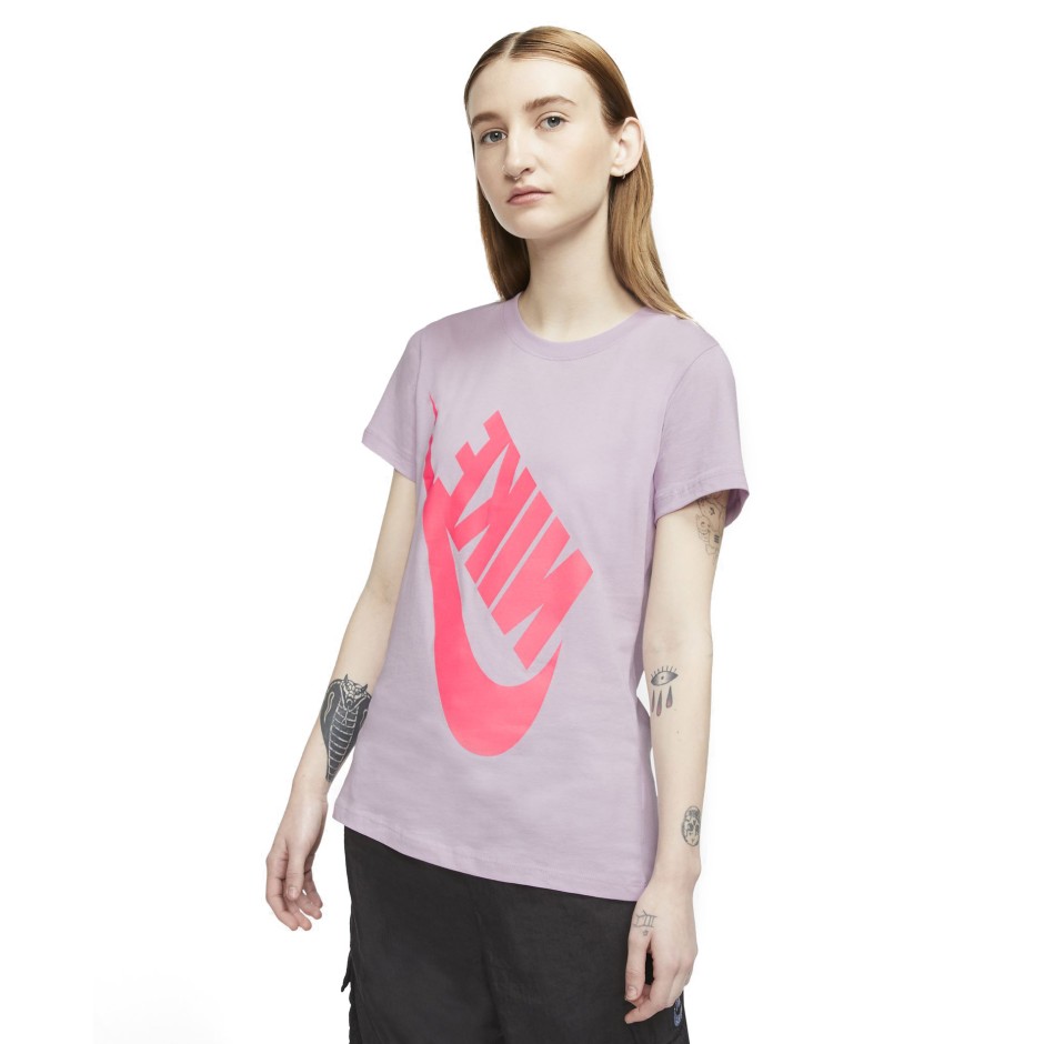 NIKE W NSW FESTIVAL SS TEE CW9612-512 Λιλά