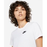 NIKE SPORTSWEAR WOMEN'S CLUB T-SHIRT DN2393-100 White Image 1