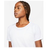 NIKE DRI-FIT RACE WOMEN'S SHORT-SLEEVE RUNNING TOP DD5927-100 White Image 1