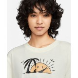 NIKE W NSW TEE CROP FW DQ3309-133 Ecru Image 1