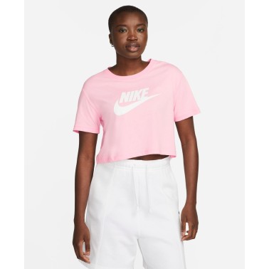 Nike Sportswear Essential Ροζ - Γυναικεία Κοντομάνικη Μπλούζα 