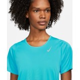 NIKE W NK DF RACE TOP SS DD5927-416 Turquoise