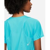 NIKE W NK DF RACE TOP SS DD5927-416 Turquoise Image 5