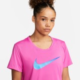 NIKE W NK ONE DF SWSH HBR SS DX1025-623 Fuchsia Image 1