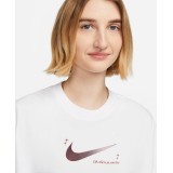 NIKE W NSW TEE OC 1 SS OS DX7932-100 White Image 1