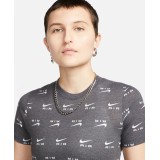 NIKE W NSW TEE AIR SLIM CRP DZ3751-010 Black Image 1