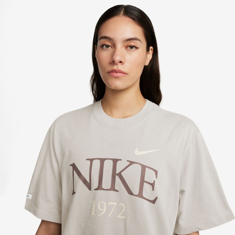 NIKE W NSW TEE CLASSICS BOXY FQ6600-104 Ecru