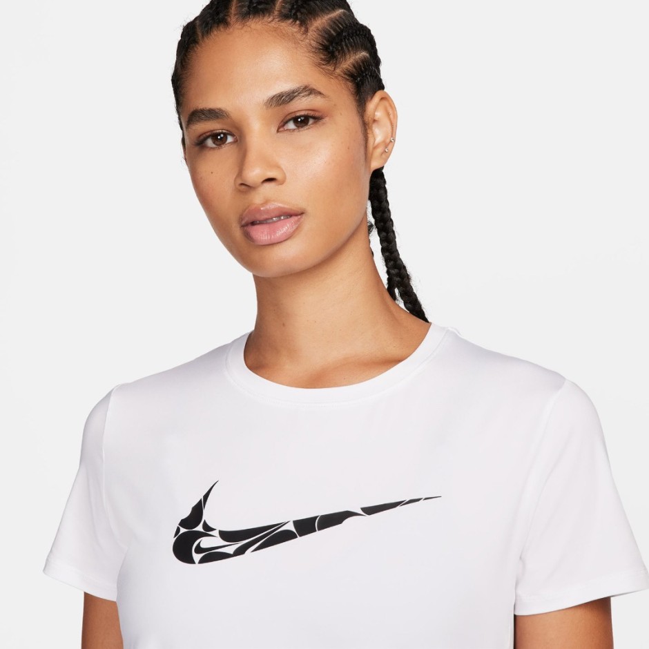 Γυναικεία Κοντομάνικη Μπλούζα Λευκή - Nike One Swoosh