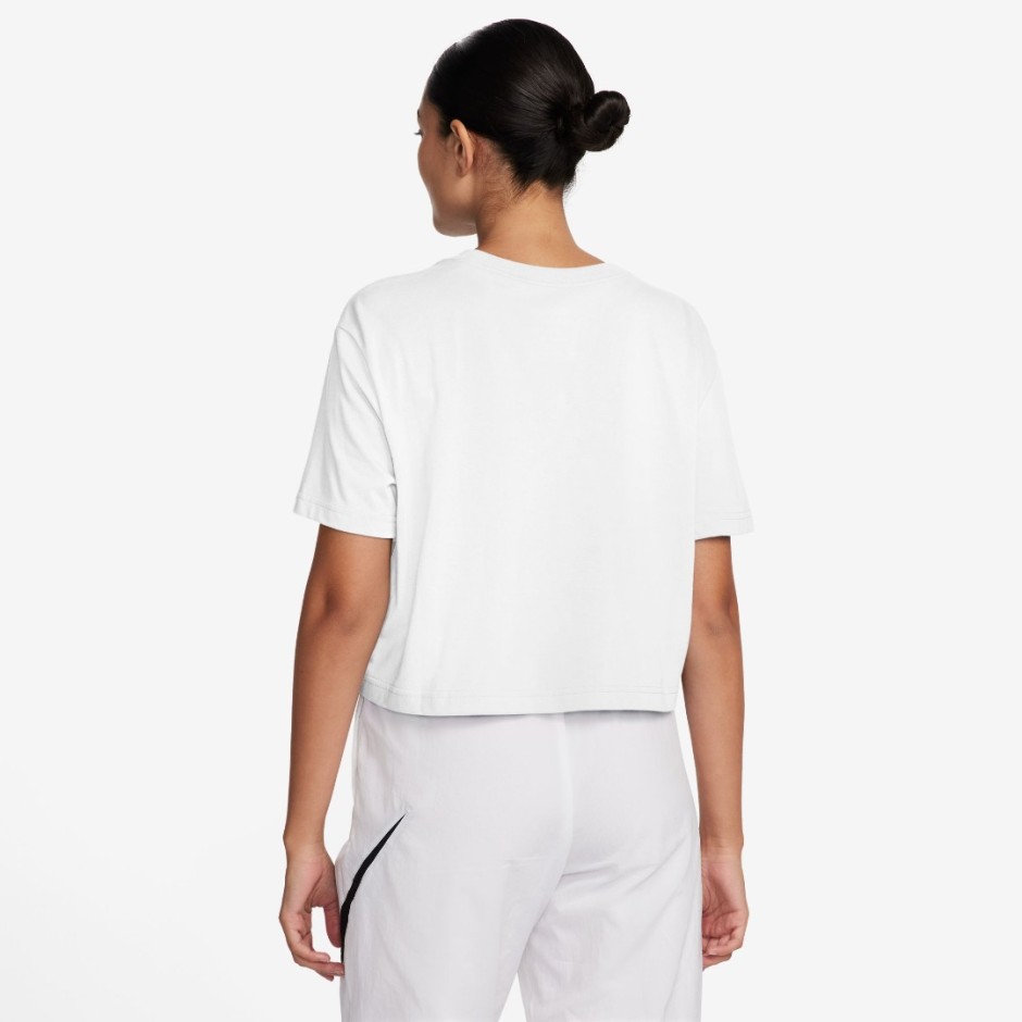 Γυναικεία Κοντομάνικη Μπλούζα Προπόνησης Λευκή - Nike Pro 