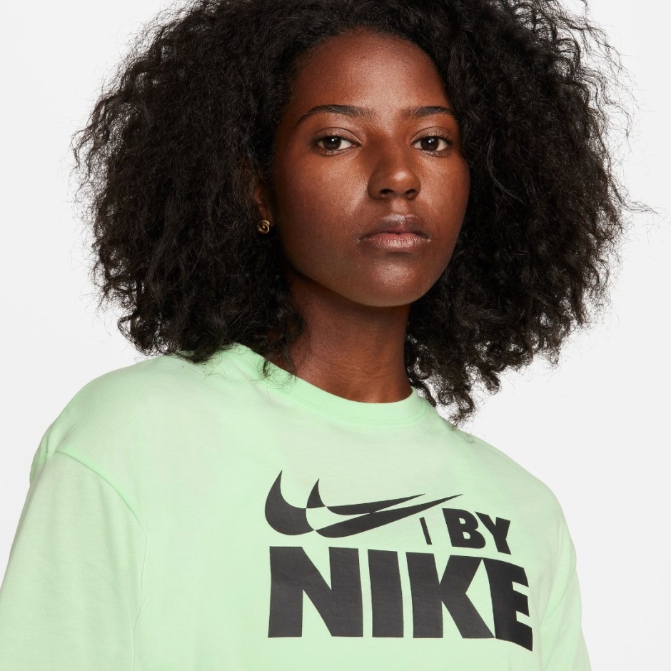 Γυναικεία Κοντομάνικη Μπλούζα Λαχανί - Nike Sportswear