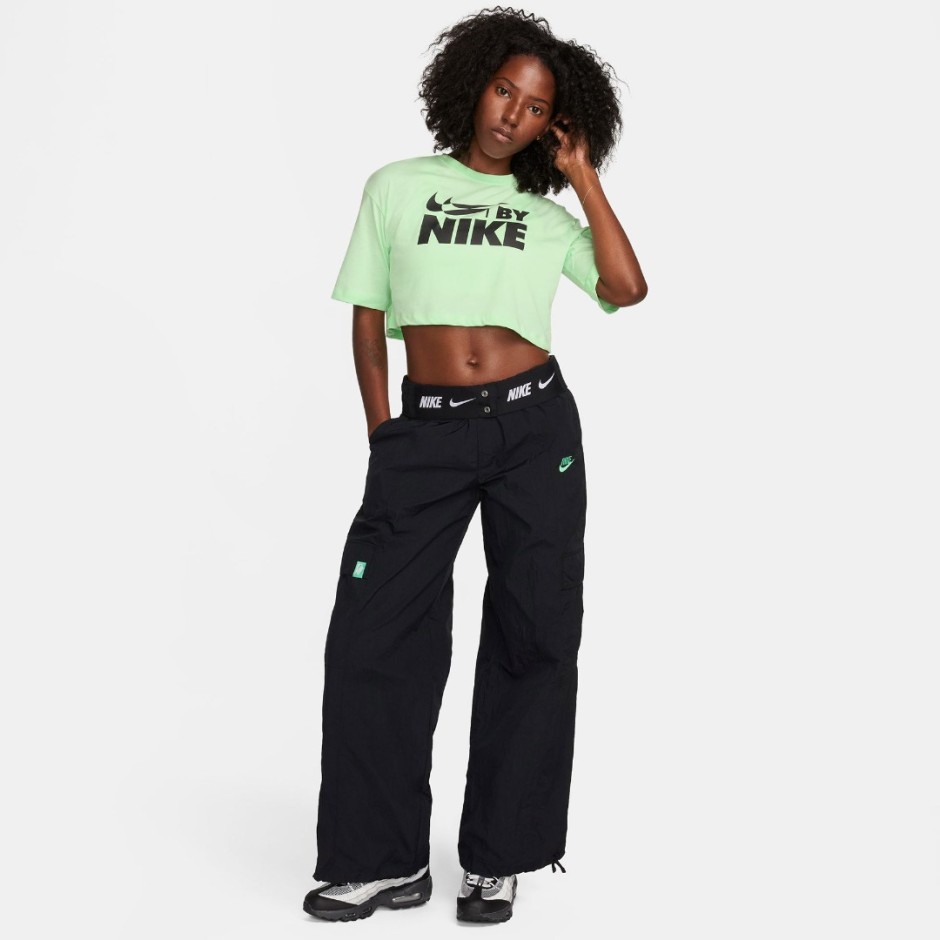 Γυναικεία Κοντομάνικη Μπλούζα Λαχανί - Nike Sportswear
