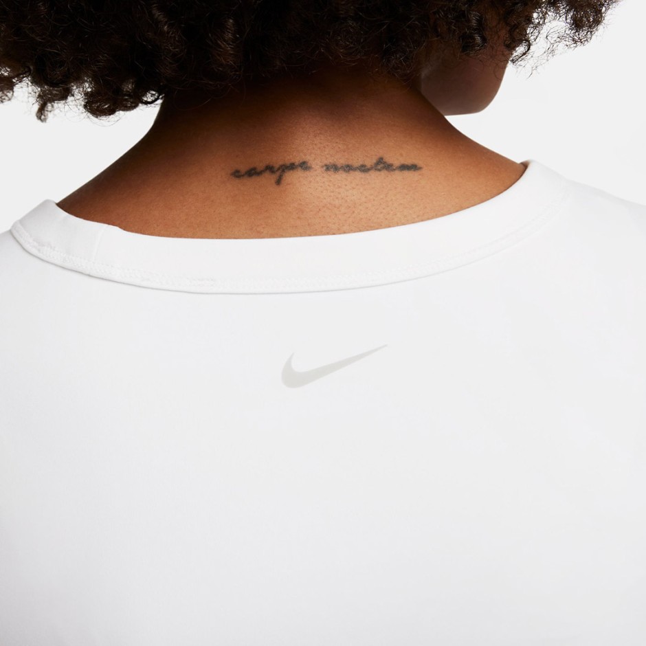 Γυναικεία Κοντομάνικη Μπλούζα Λευκή - Nike One Fitted