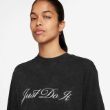 Γυναικεία Κοντομάνικη Μπλούζα Μαύρη - Nike Sportswear Εικόνα 1