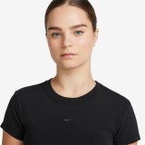 Γυναικεία Κοντομάνικη Μπλούζα Μαύρη - Nike Sportswear Chill Knit Εικόνα 0