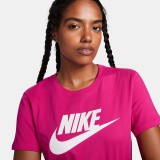 Γυναικεία Κοντομάνικη Μπλούζα Φούξια - Nike Sportswear Essentials Εικόνα 1