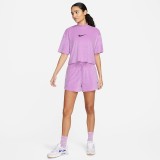 NIKE W NSW MOCK SS TEE TRRY MS FJ4894-532 Purple Image 3