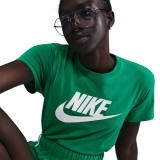 Γυναικεία Κοντομάνικη Μπλούζα Πράσινη - Nike Sportswear Essentials Εικόνα 1