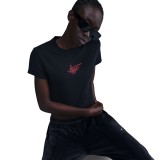 Γυναικεία Κοντομάνικη Μπλούζα Μαύρη - Nike Sportswear Chill Knit  Εικόνα 1