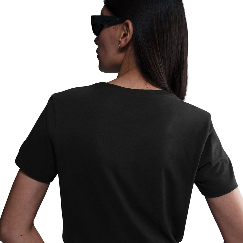 Women's T-Shirt Black - Nike Club