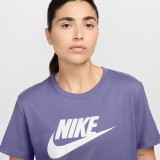 Γυναικεία Κοντομάνικη Μπλούζα Μωβ - Nike Sportswear Essentials Εικόνα 1
