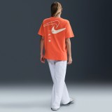 Γυναικεία Κοντομάνικη Μπλούζα Πορτοκαλί - Nike Sportswear Club Εικόνα 2