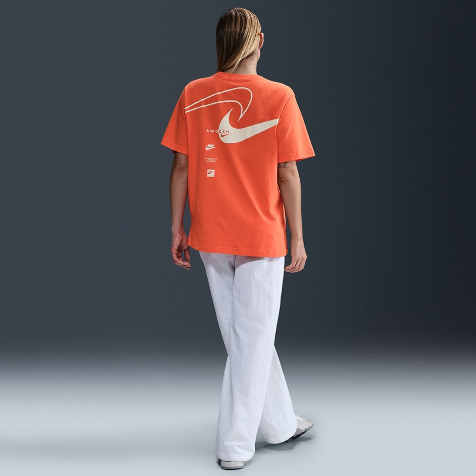 NIKE W NSW CLUB SS TEE OC SWOOSH HQ1698-842 Orange