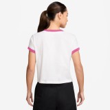 NIKE W NSW SS RINGER TEE VNTG RUN IF4072-101 White Image 0