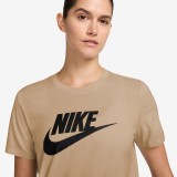 Γυναικεία Κοντομάνικη Μπλούζα Μπεζ - Nike Sportswear Essentials Εικόνα 1