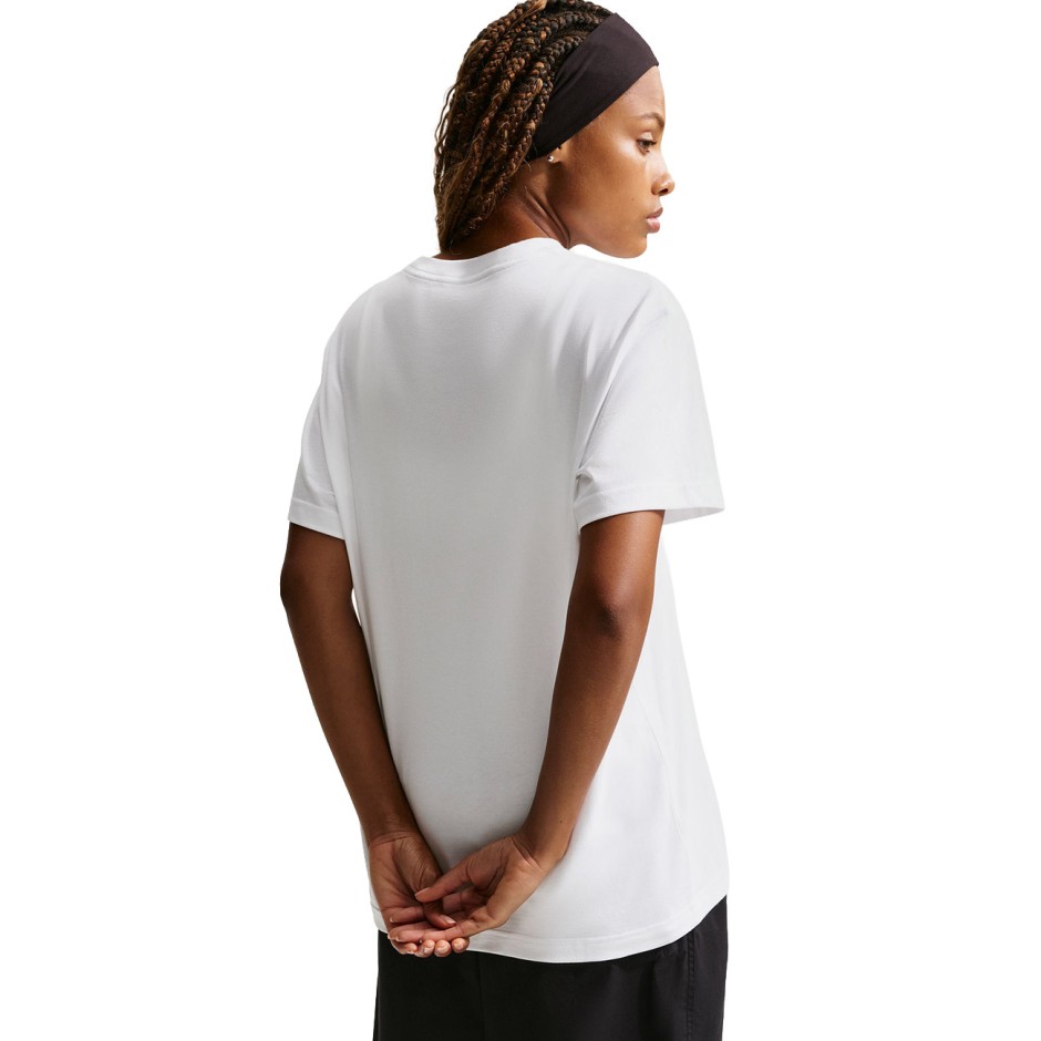 Γυναικεία Κοντομάνικη Μπλούζα Λευκή - Nike Sportswear