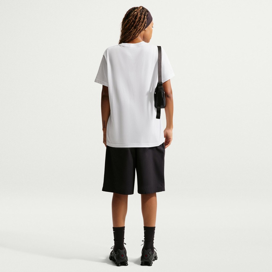 Γυναικεία Κοντομάνικη Μπλούζα Λευκή - Nike Sportswear