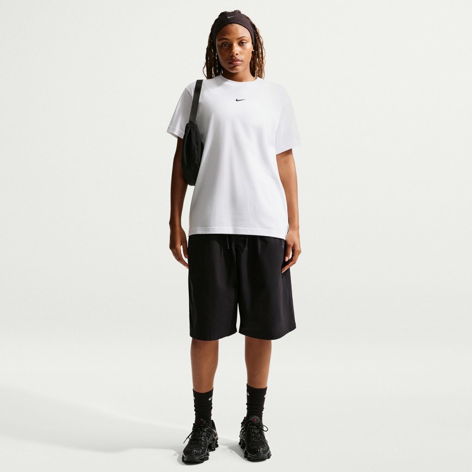 Γυναικεία Κοντομάνικη Μπλούζα Λευκή - Nike Sportswear