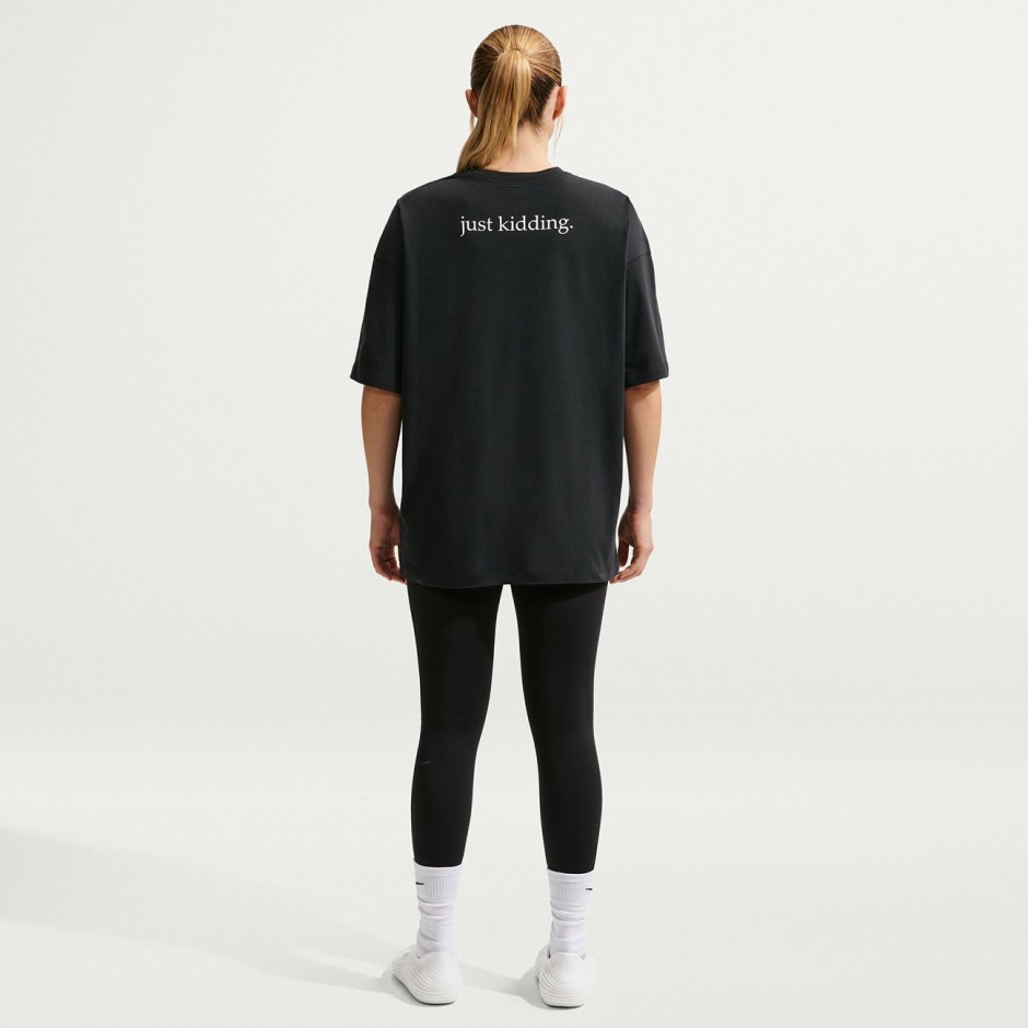 Γυναικεία Κοντομάνικη Μπλούζα Μαύρη - Nike Dri-FIT