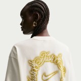 NIKE W NSW SS TEE OS JDI SCRIPT IO3525-133 Ecru Image 1