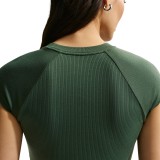 Γυναικεία Κοντομάνικη Μπλούζα Κυπαρισσί - Nike Sportswear Chill Knit Εικόνα 0