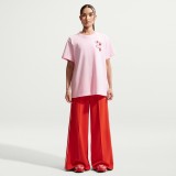 Women's T-Shirt Pink - Nike Sportswear Classic Image 3