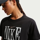 Women's T-Shirt Black - Nike Sportswear Classic Image 1