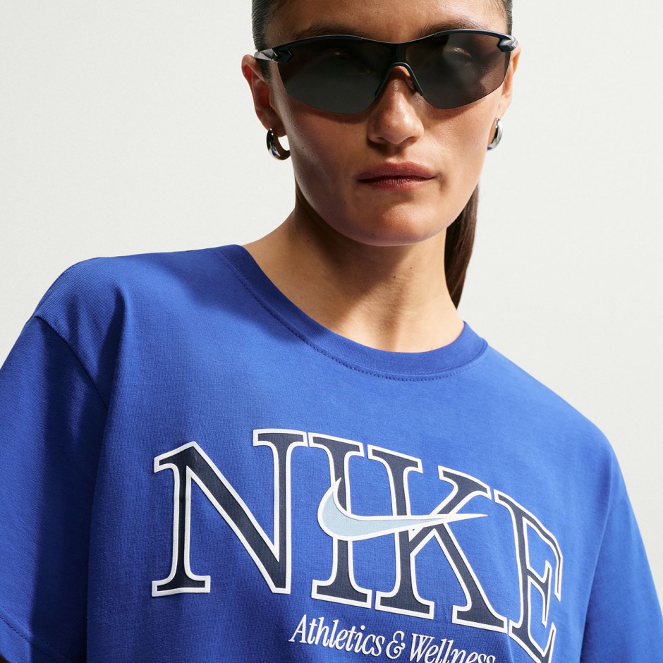 Women's T-Shirt Royal Blue - Nike Sportswear Classic