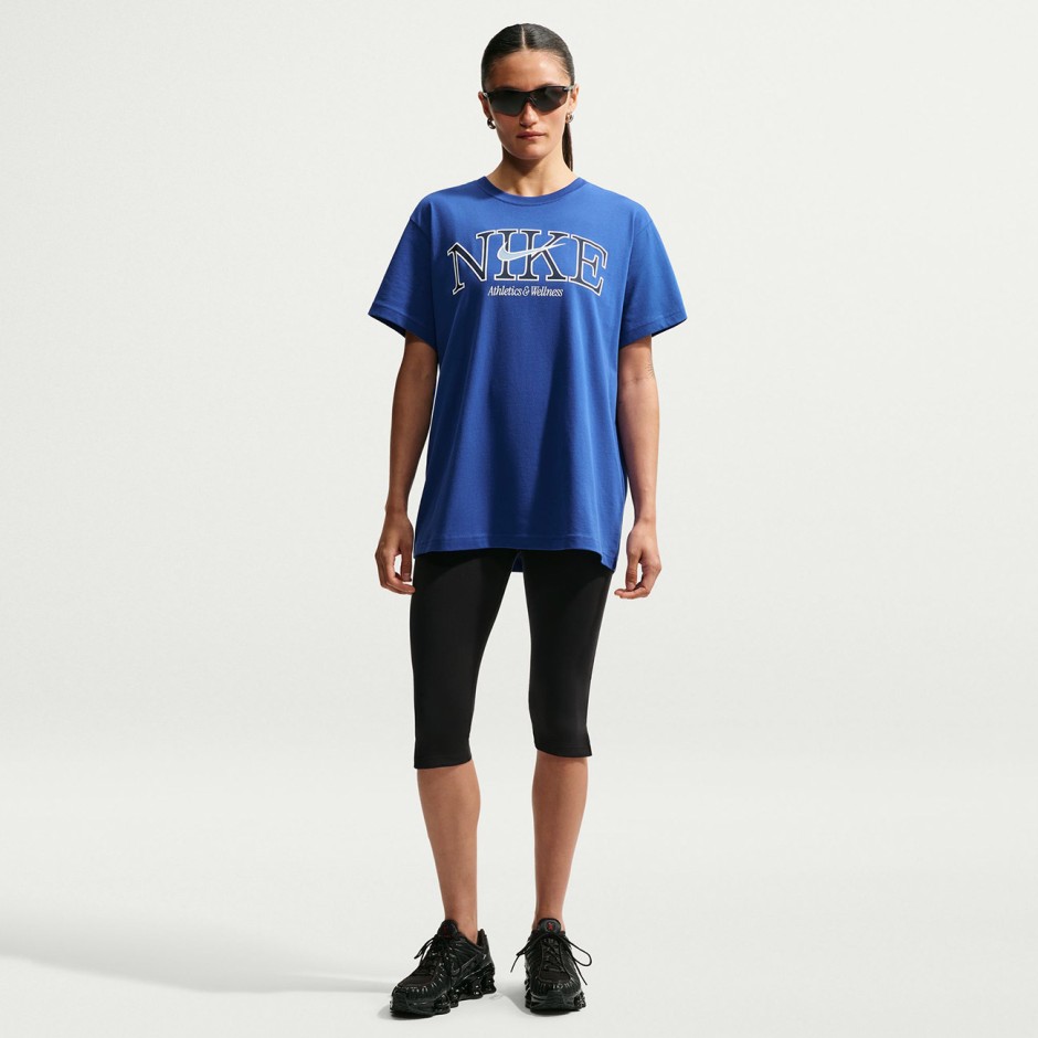 Women's T-Shirt Royal Blue - Nike Sportswear Classic