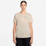 Γυναικεία Κοντομάνικη Μπλούζα Εκρού - Nike Club Εικόνα 